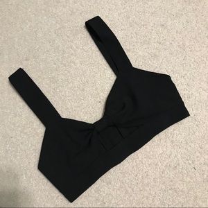 Zara Basics Keyhole Bralette Top